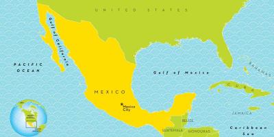 'n kaart van Mexico City