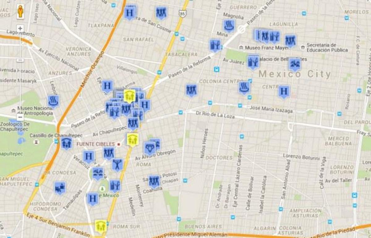 gay kaart Mexico City
