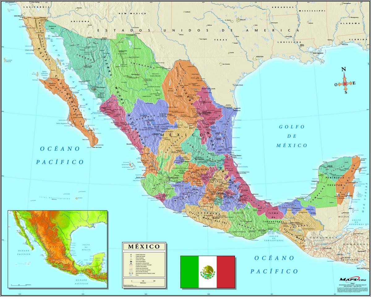 kaart van Mexiko Stad kode