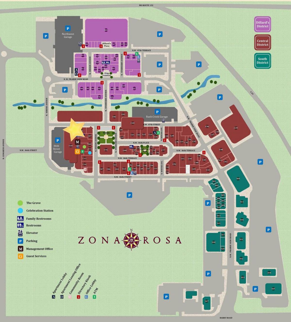 zona rosa Mexico City map