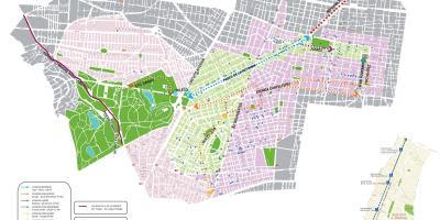 Kaart van Mexico City bike