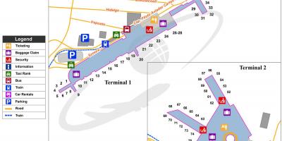 Mexico City airport hek kaart