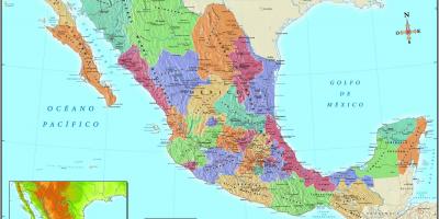 Kaart van Mexiko Stad kode
