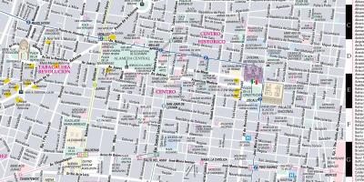 Kaart van streetwise Mexico City